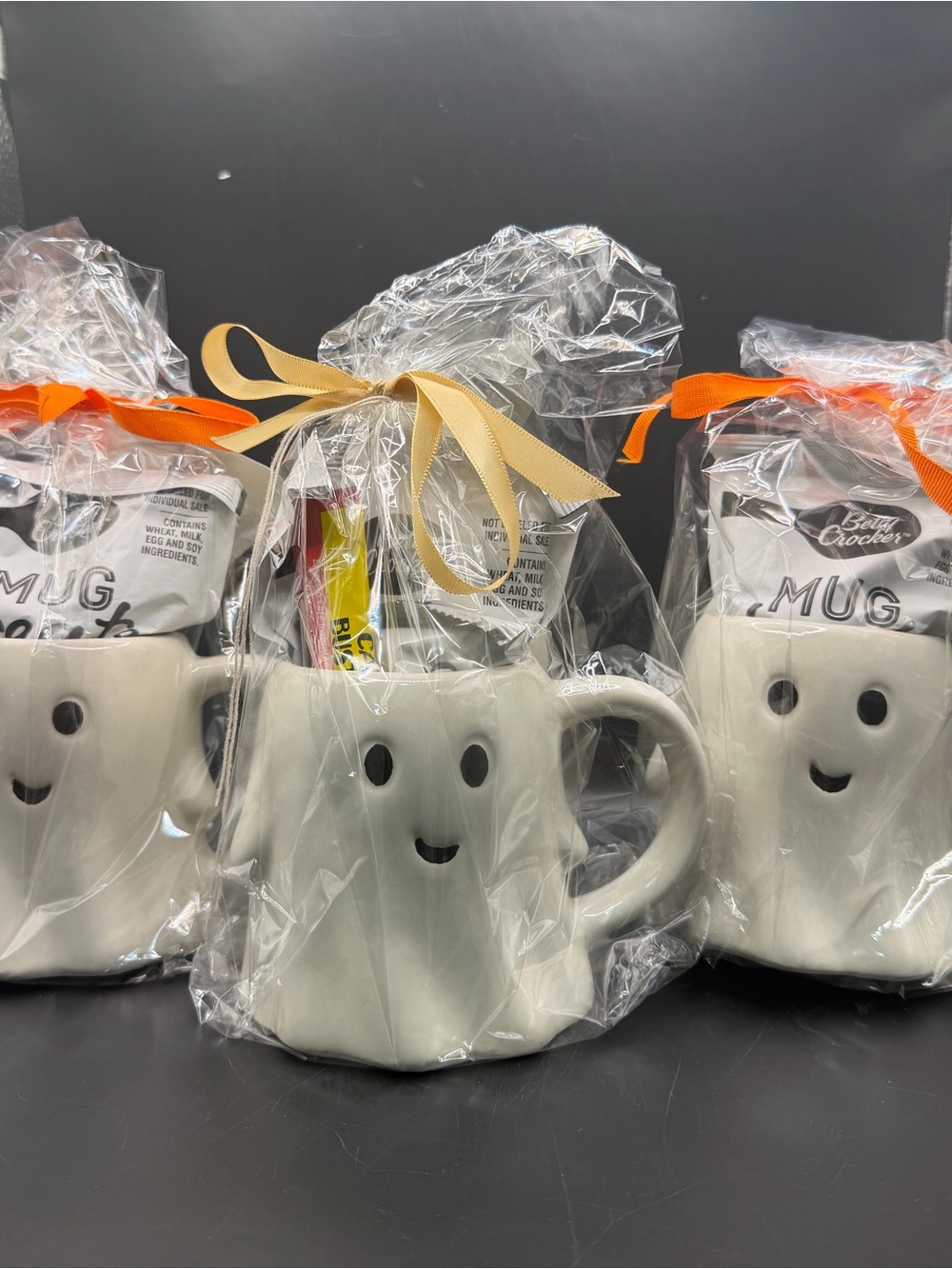 Halloween Mug Gift Set – Ghost Mug – Ready to Gift Set of 3